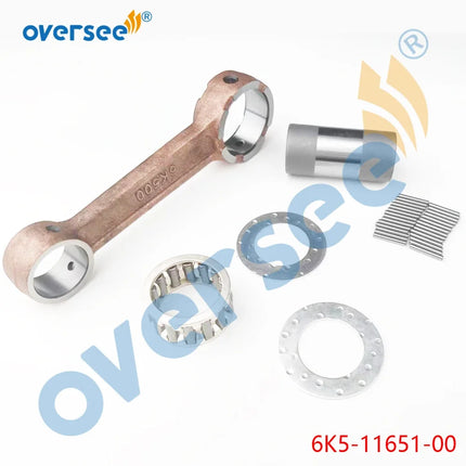 6K5-11651 Connecting Rod Kit for Yamaha 60HP 70HP Outboard Motor 6K51165100 Boat Engine Parts