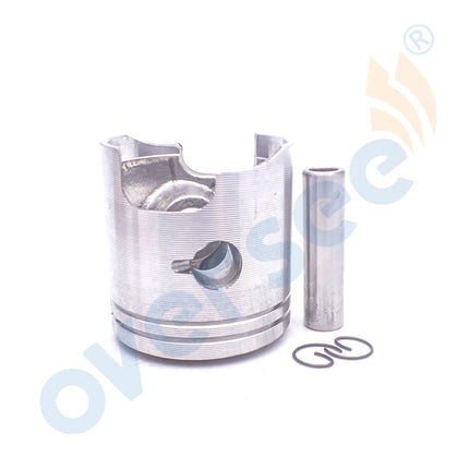 12110-93130 STD Piston Set with 12140-93140 Ring (1.5mm) For Suzuki DT9.9 DT15 Outboard Mortor 59mm