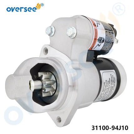 31100-94J10 Starter Motor For Suzuki Marine 31100-94J20 31100-94J21 31100-95J00 DF9.9/15/20/25/40/50/60 HP Outboard Engine CCW