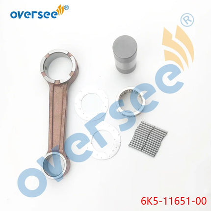 6K5-11651 Connecting Rod Kit for Yamaha 60HP 70HP Outboard Motor 6K51165100 Boat Engine Parts