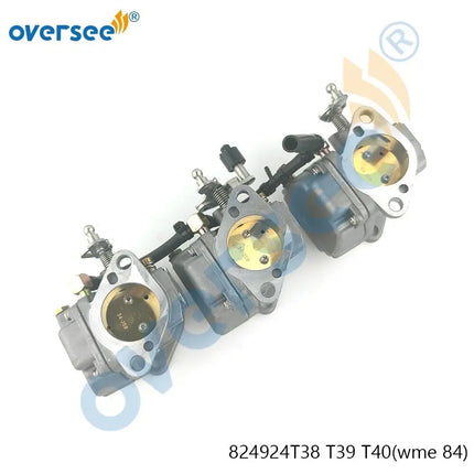 824924T38 T39 T40 Carburetor Assy Set For Mercury 65-75HP Outboard Engine WME 84 Series