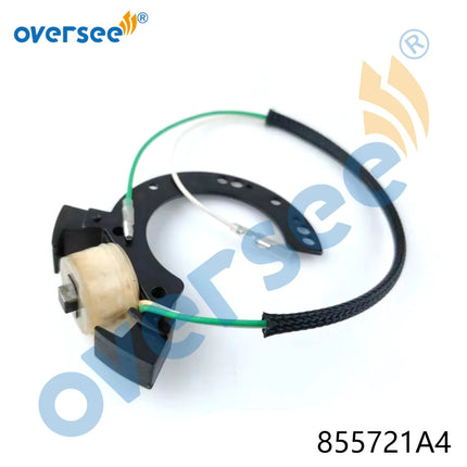 855721A4 Motorcycle Ignition Coil Stator For Mercury 6HP 8HP 9.9HP 10HP 15HP 20HP 25HP Outboard Engine 174-5721 855721T8