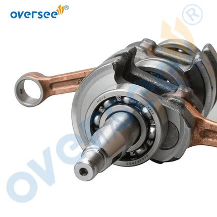 3B2-00030-0 Crankshaft Assy and 3B2-00001-0 Piston Kit for Tohatsu Parsun 2 Stroke 9.8HP 8HP Outboard Engine