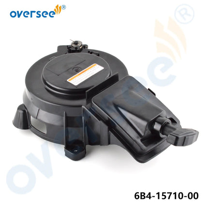 6B4-15710 Starter Assy for Yamaha E9.9D E15D 2-Stroke 6B4 Outboard Engine Boat Motor 6B4-15710-00