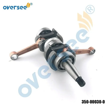 350-00030-0 Crankshaft Assy & Piston 350-00001 & Rings For Tohatsu 9.9HP 15HP 18HP M15 Outboard Engine