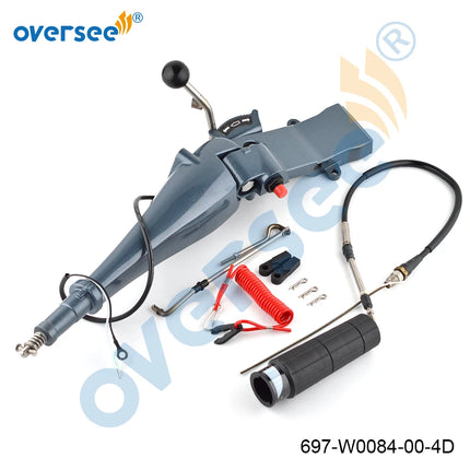 663-42111 Steering Tiller Handle Assy For Yamaha 2T 48HP 55HP 69D E60HMHD Outboard Engine 697-W0084-00-4D 697-W0084