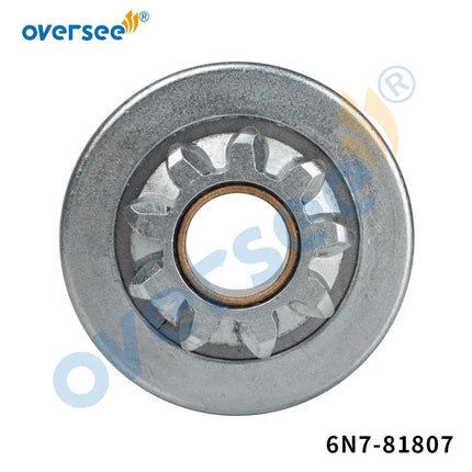 Boat Engine Starter Drive Gear 6N7-81807-00 for Yamaha Outboard Motor 150HP 200HP Motor Model 6N7