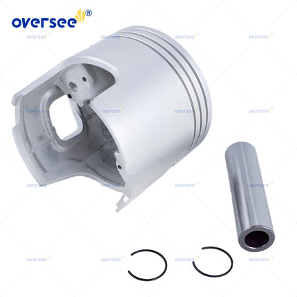 3B7-00004-2 Piston Set +050 for Tohatsu M60 70 90HP 2-3 Cyl Outboard Engine 0.5 O/S