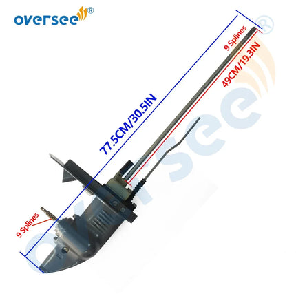 6E0-45300-03-4D Lower Unit Assy (S) For YAMAHA 4HP 5HP 2 Stroke Outboard Engine Short Shaft Gearbox