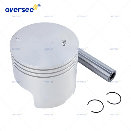 3B7-00004-2 Piston Set +050 for Tohatsu M60 70 90HP 2-3 Cyl Outboard Engine 0.5 O/S