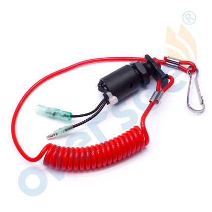 Oversee 36180-ZV5-013 Emergency Switch Assy With Lanyard For Honda Outboard Motor Control Box  F40-F150