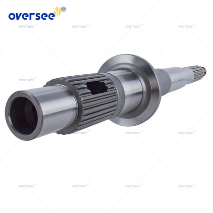 69K-45611-00 Propeller Shaft for Yamaha 200 225 250 HP 2-Stroke Outboard Engine Prop Shaft Counter Rotation 1990+