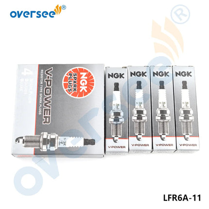 LFR6A-11 NGK (3672) Standard Spark Plug Sparkplug Quicksilver 881284Q, 1-Pack
