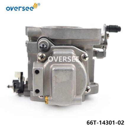 66T-14301-02 66T-14301 Carburetor Carb Assy For Yamaha Outboard Motor 2 Stroke 40HP 40X E40X 40XMH 66T1430102 New Model