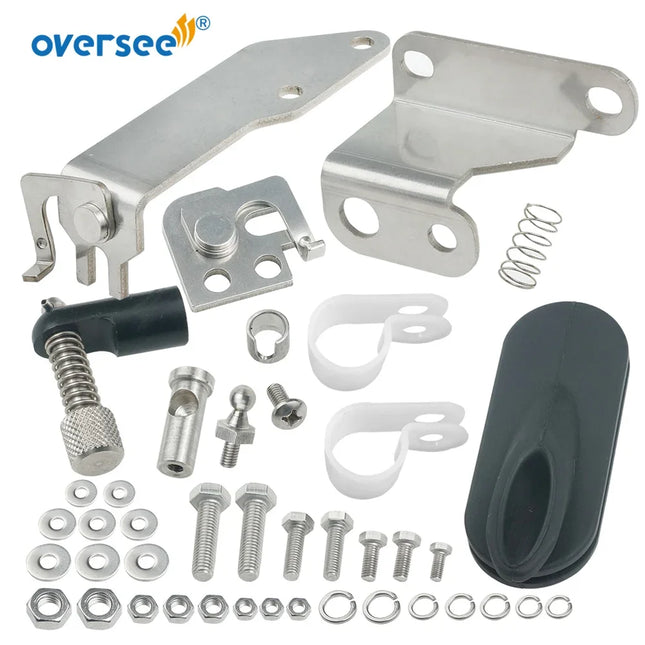 Remote Control Fitting Kit 3A1-83880-1 For Tohatsu 25HP 30HP Outboard Motor 3A1-83880; Also for Mercury Mariner 853800A02