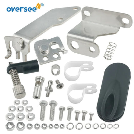 Remote Control Fitting Kit 3A1-83880-1 For Tohatsu 25HP 30HP Outboard Motor 3A1-83880; Also for Mercury Mariner 853800A02