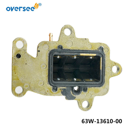 63W-13610-00 Reed Valve Assy Replaces For Yamaha Parsun Powertec 9.9HP 15HP Outboard Engine, Boat Motor 63V-13610
