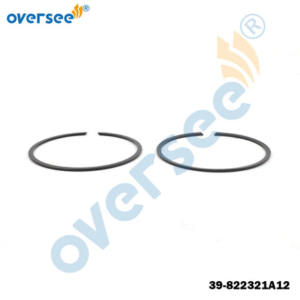 39-822321A12 Piston Ring STD For Mercury Mercruiser 2T 75-200HP Outboard Engine 18-3982 39-824905A12 39-822321A8 9-54225