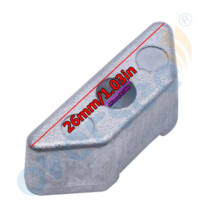 6E5-11325 Anode For Yamaha Outboard Motor Cylinder 9.9hp to 250hp Outboard 6E5-11325-00 Zinc Anode