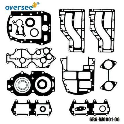 6R6-W0001-00 Powerhead Gasket Kit For Yamaha 40hp 2Cyl Outboard Engine 6R6-W0001-00-00