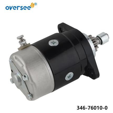 346-76010 Starter Motor 9 Tooth For Tohatsu Mercury Outboard Motor M25C M30C M40C 346-76010-0; 853805A1, 334760100M, 346760100