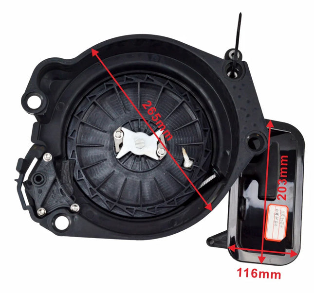 8167285 Manual Start Housing & 8167652 Rest for Mercury 60HP 2 Cylinder Outboard Engine