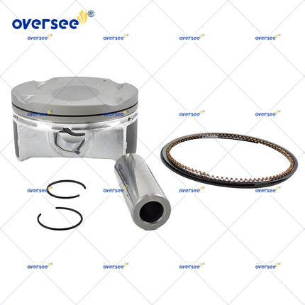 6CE-11631-01 Piston Set with Rings STD for Yamaha 4T 200 225 250 300HP Outboard Engine 6CE-11631-01-00