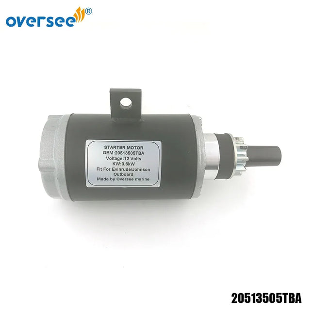 20513505TBA Starter Motor for Evinrude Johnson Outboard 50 60 65 70 75 HP 1062940 1799640 384777 386657