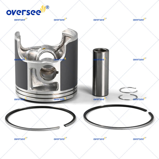 6M6 STD Piston Set For Yamaha 650cc SJ650 WR650 2 Cylinder Outboard Engine 6M6-11631-00-95 6M6-11631-01-93 6M6-11601-00 77mm