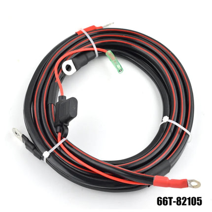 66T-82105 Battery Cable 2M Fit Yamaha Parsun Powertec Outboard Engine From 30HP 40HP Up to 85HP 66T-82105-00  2 Meter /6.56FT