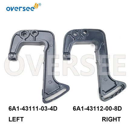 6A1 BRACKET, CLAMP Set + 6E0-43118 Clamp Screw Set for Yamaha 2HP Outboard Engine 6A1-43111-03-4D, 6A1-43112-00-8D