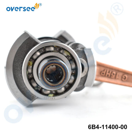6B4-11400-00 Crankshaft Assy For Yamaha 2T 9.9HP 15HP Outboard Engine Parsun T15D 6B4-11400