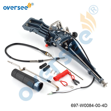 663-42111 Steering Tiller Handle Assy For Yamaha 2T 48HP 55HP 69D E60HMHD Outboard Engine 697-W0084-00-4D 697-W0084