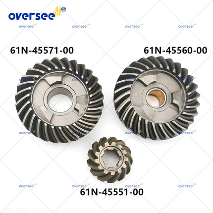 61N-45311-02-4D Lower Casing and Gear Set 61N-45560, 61N-45570, 61N-45551 For YAMAHA 2T 25HP 30HP Outboard Parts Gear Box
