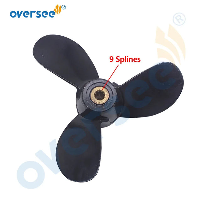 OVERSEE 5pcs Marine Propeller 646-45942-01 Size 7-1/4x5-1/2 For Yamaha 2HP 3HP 2A Outboard Motor 7 1/4x 5 1/2