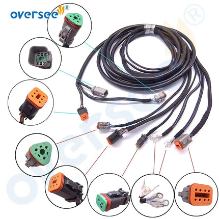 Oversee 0176340 System Check Main Modular Wiring Harness Cable for Evinrude Johnson OMC Outboard Motor 5006180 176340 16ft/4.87m