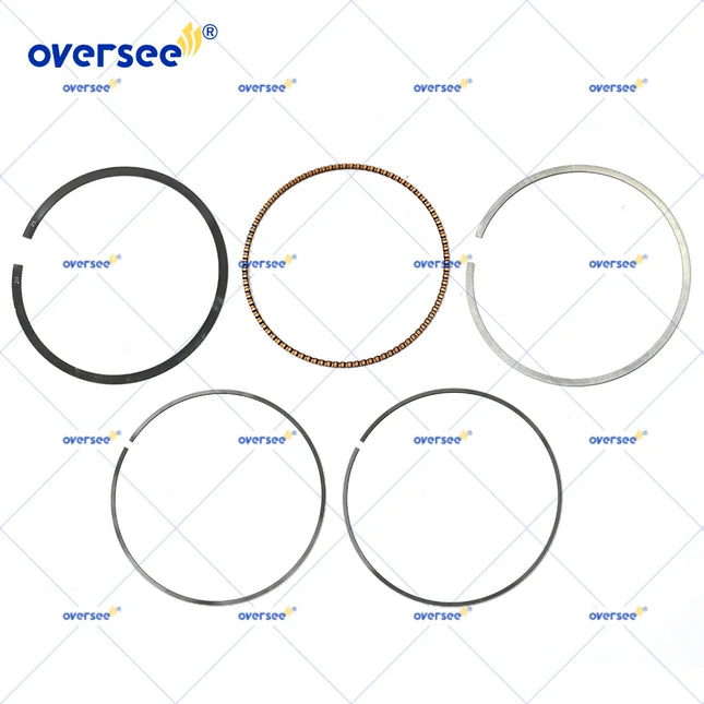 6S1-11604 Oversize Piston Ring Set (+025) for Yamaha 4 Stroke F200 250HP Outboard Engine 6S1-11604-00-00