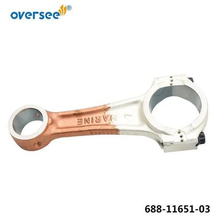 688 Crankshaft Connecting Rod Rebuild Kit  with Bearings For Yamaha 2T 75 85Hp 3 Cyl 85AET Outboard Engine