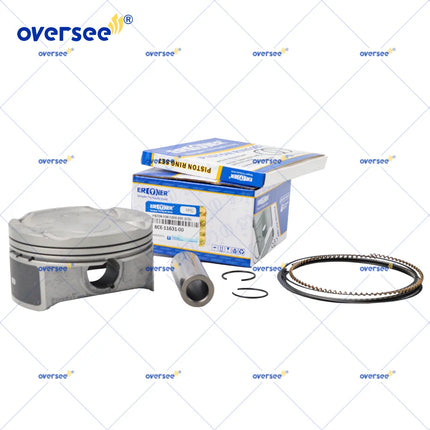 6CE-11631 Piston Set with Rings STD for Yamaha F200 225 250 300HP 4.2L V6 4-Stroke Outboard Engine
