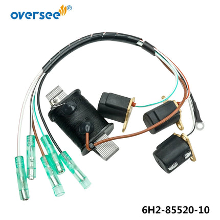 6H2-85520-10 Charge Coil Kit for Yamaha 60HP Outboard Engine 6H2-85580 6H2-85520-10-00