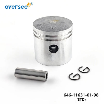 646-11631 Piston Kit STD for Yamaha 2HP 2-Stroke Outboard Engine 646-11631-01-98