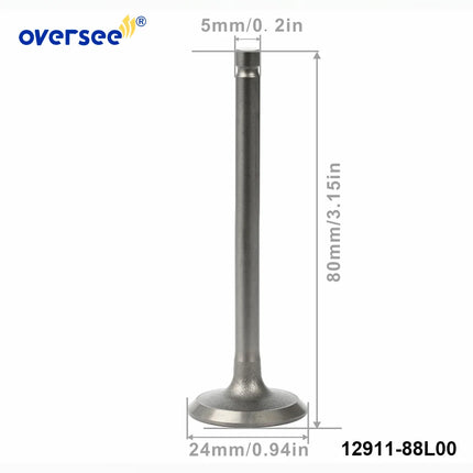 Intake Valve 12911-88L00 for Suzuki DF40 DF50 DF60 Outboard Engine 12911-88L00-000