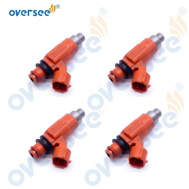 68V-8A360-00 Boat Fuel Injector Flow Matched for Yamaha Outboard 115 HP Marine CDH210 4pcs