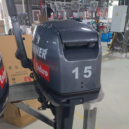 6B4 Outboard Engine Short and Long Shaft 2 Stroke 15HP Boat Motor for Yamaha Enduro fit Fisherman