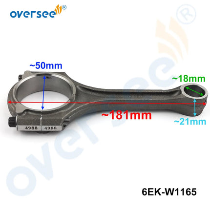 6EK-W1165 Connecting Rod with Bearing Plane 6EK-11656 for Yamaha F115 115HP 4 Stroke Outboard Engine