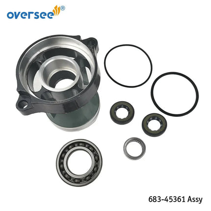 683 6B4 Lower Casing Cap Assy For Yamaha 2 Stroke 15HP 9.9HP Outboard Engine With Bearings and Seals 683-45361 6B4-45361