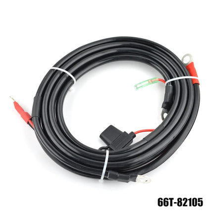 66T-82105 Battery Cable 2M Fit Yamaha Parsun Powertec Outboard Engine From 30HP 40HP Up to 85HP 66T-82105-00  2 Meter /6.56FT