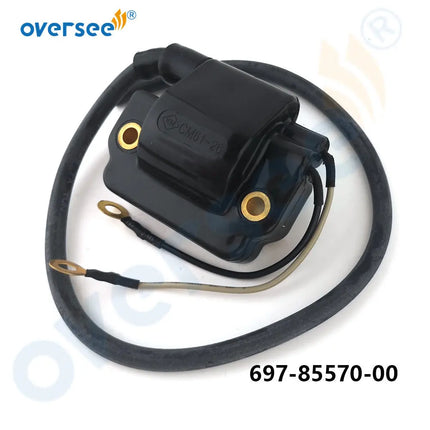 Ignition Coil 697-85570-00 For Yamaha Outboard Engine CV 48HP 55HP 90HP 2 Stroke 697-85570-10