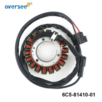 6C5-81410 Stator For Yamaha 50HP 60HP 70HP 6C6 Outboard Engine (2005-2017) 6C5-81410-00-00