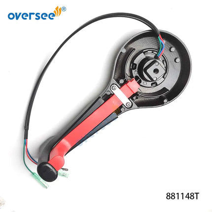 881148T Remote Control Box Handle With Tilt Trim Switch For Mercury Outboard Motor Mariner Side Mount